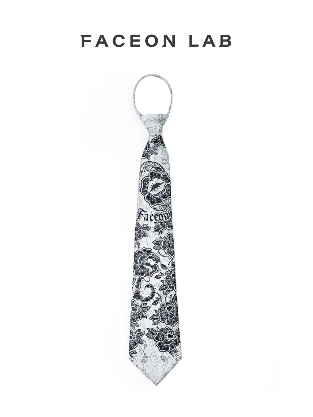 FACEONLAB Danger & Temptation Venus Flytrap Clip-On Tie