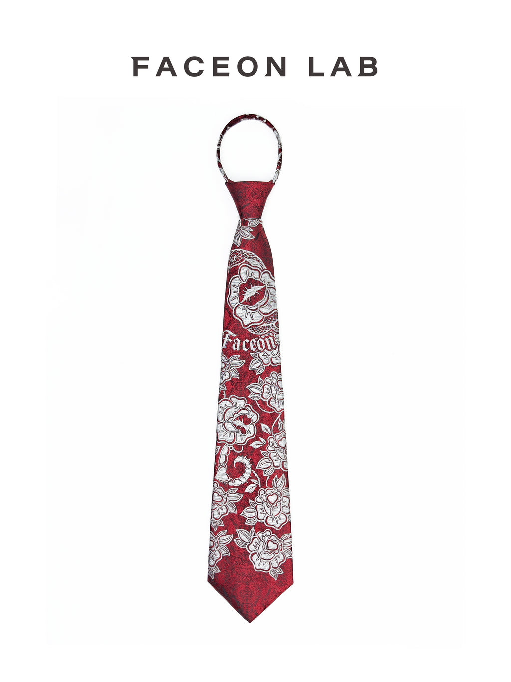 FACEONLAB Danger & Temptation Venus Flytrap Clip-On Tie