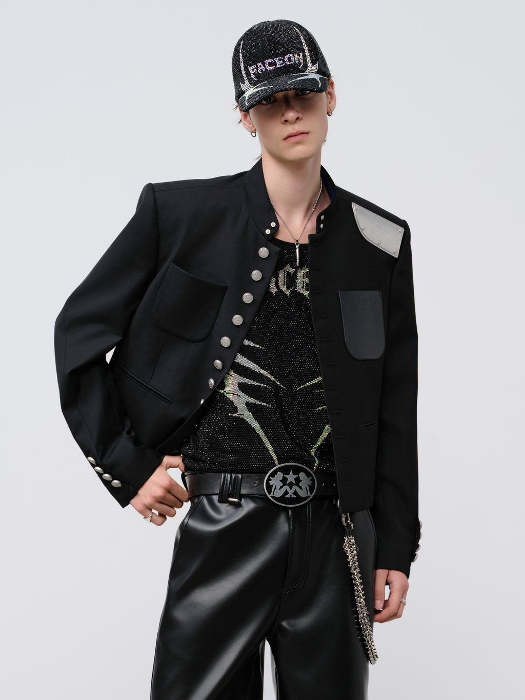 FACEONLAB Uniform With Metal Epaulets