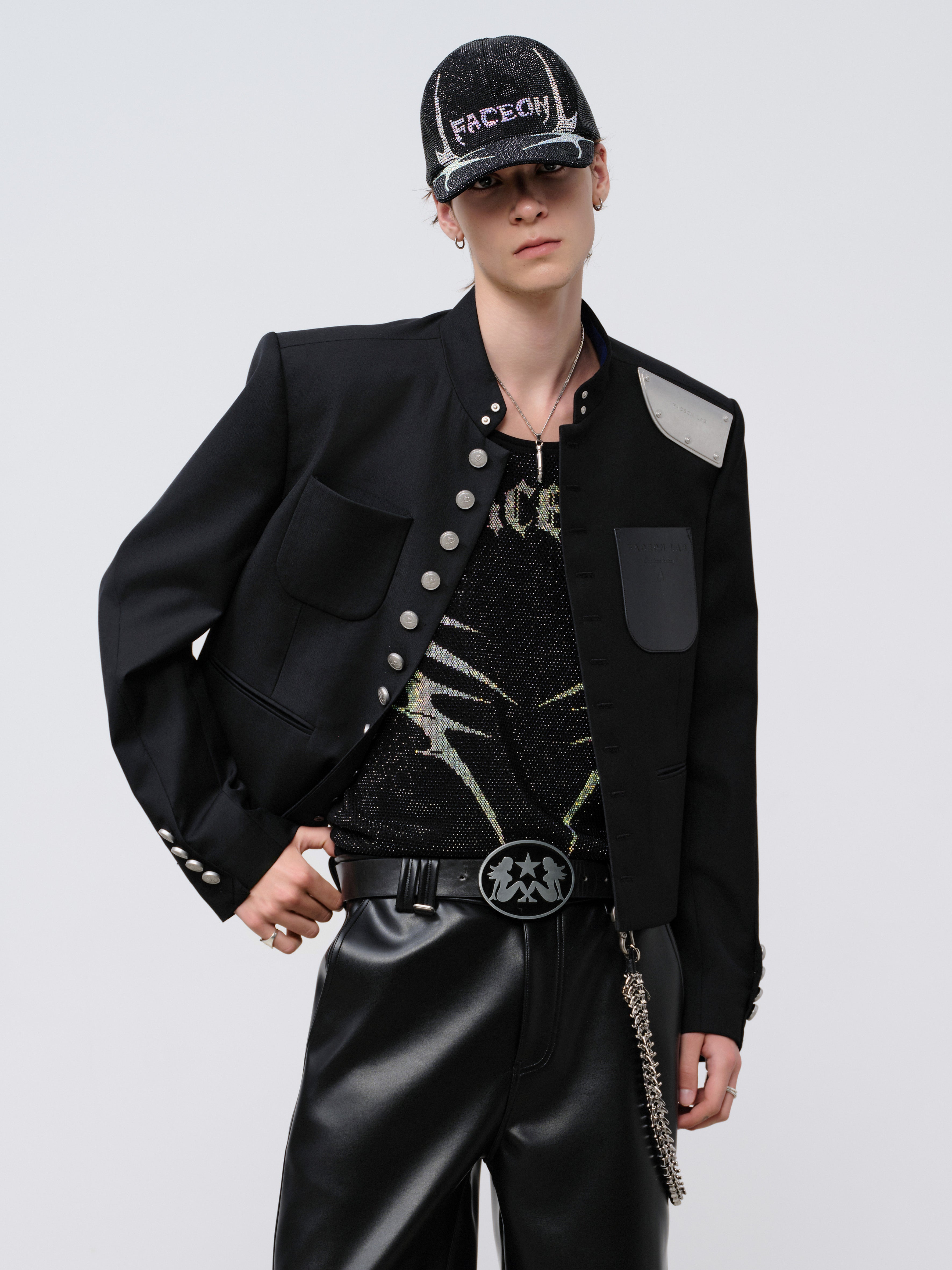 FACEONLAB Uniform With Metal Epaulets