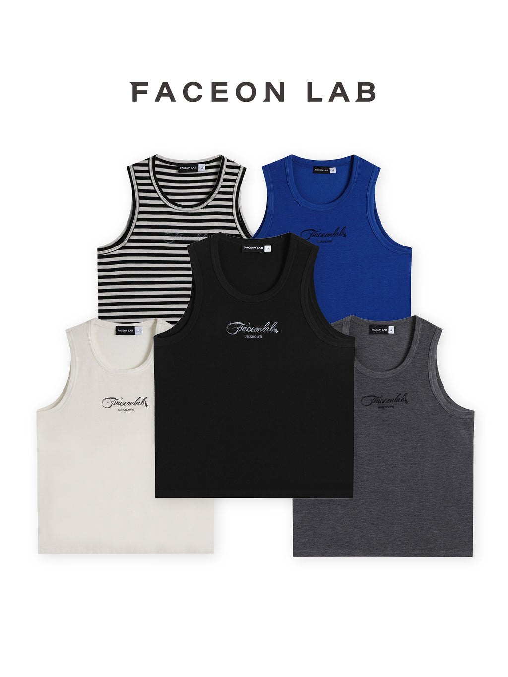 FACEONKAB Solid Color Wool Vest