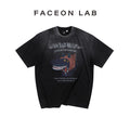 FACEONLAB Dark Fairy Tale Big Bad Wolf Graphic Tee