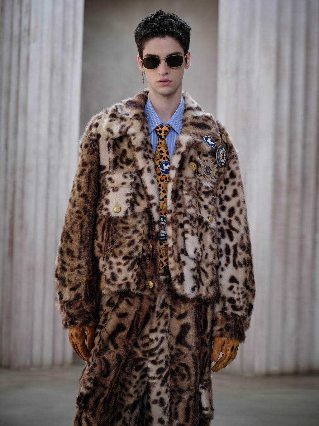 FACEONLAB Wild Oasis Leopard Coat