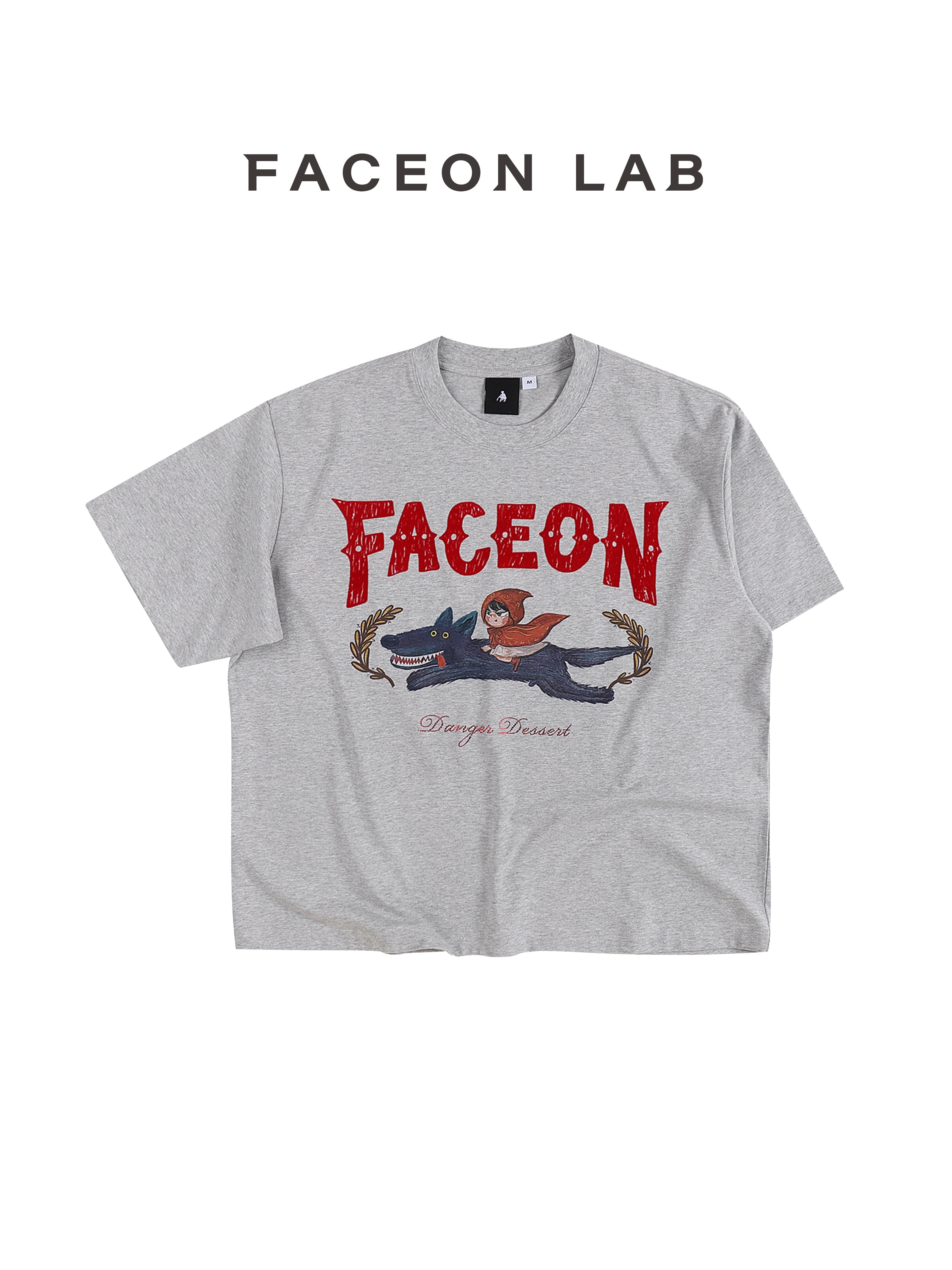 FACEONLAB Little Red Riding Hood Knight Graphic Tee