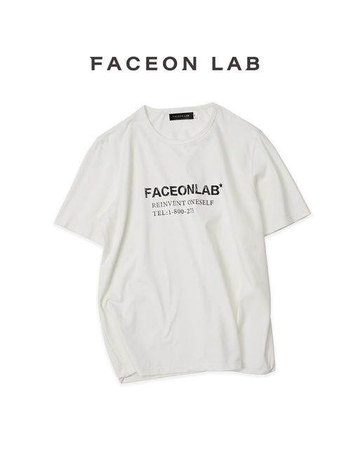 FACEONLAB Basic Plain T-shirt