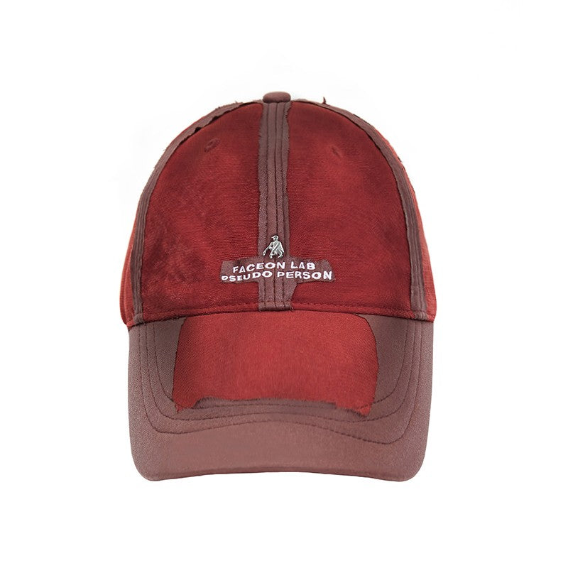 FACEONLAB Distressed Ripped Oil Stain Cap