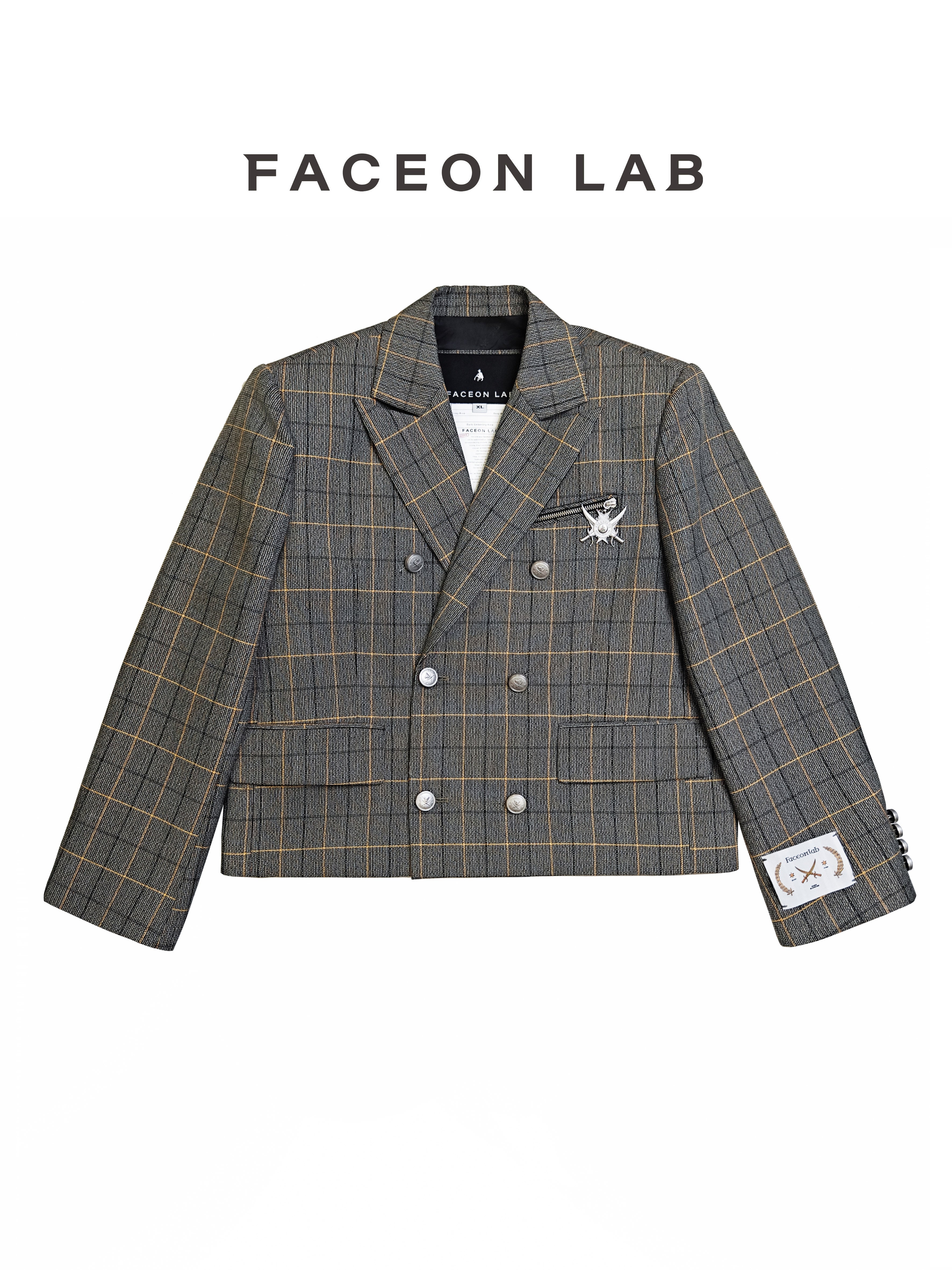 FACEONLAB King Plaid Suit