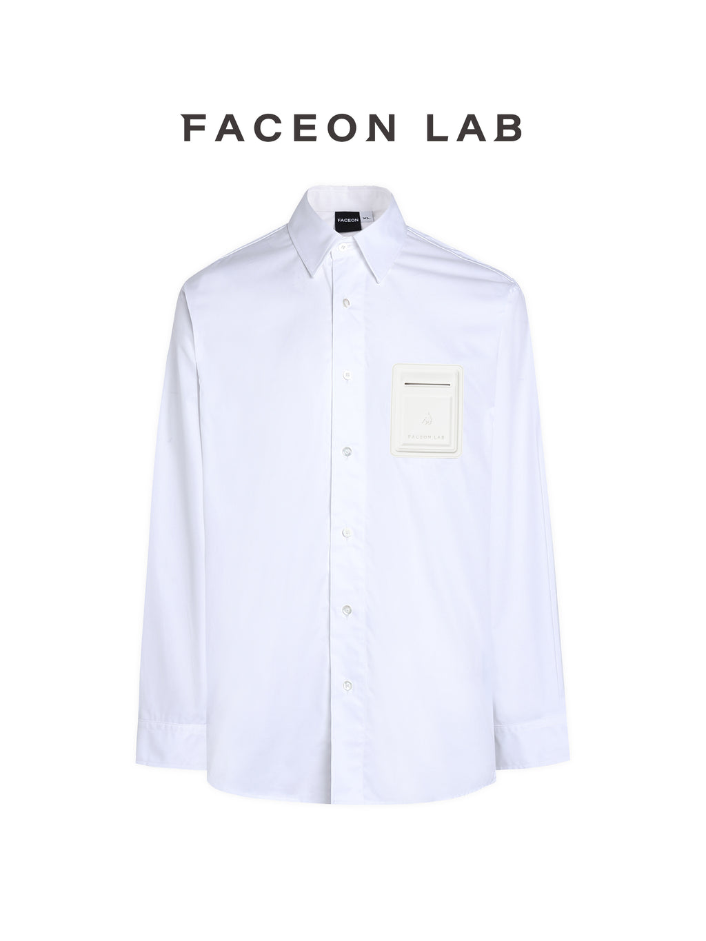 FACEONLAB Solid Color Shirt