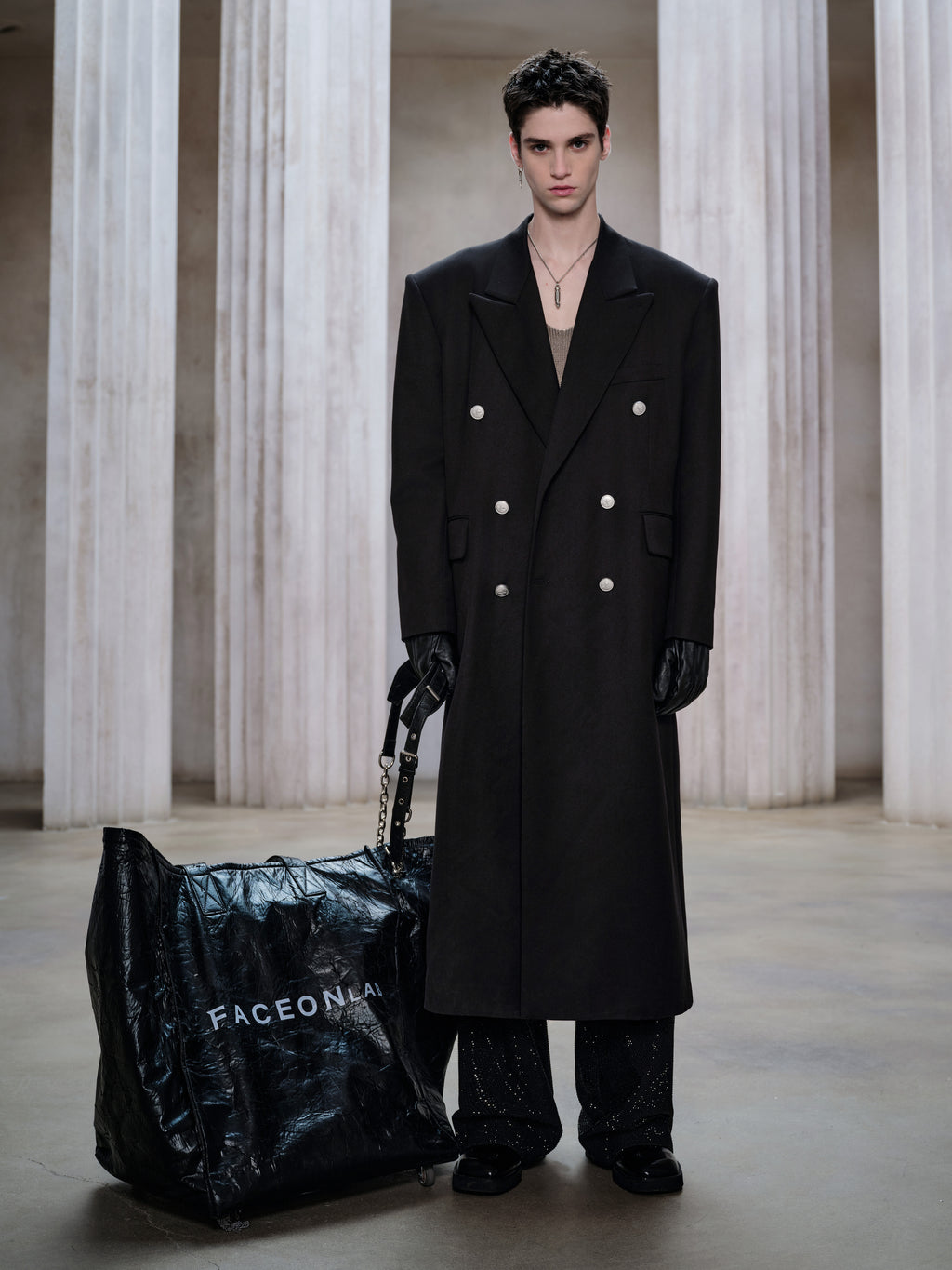 FACEONLAB Rainy Night Suit and Overcoat