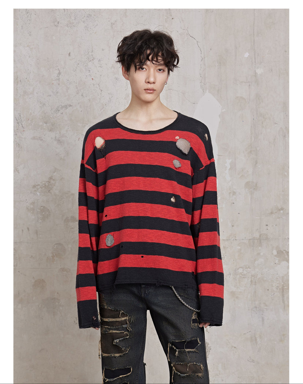 FACEONKAB Wormhole Chainmail Stitch Shirt