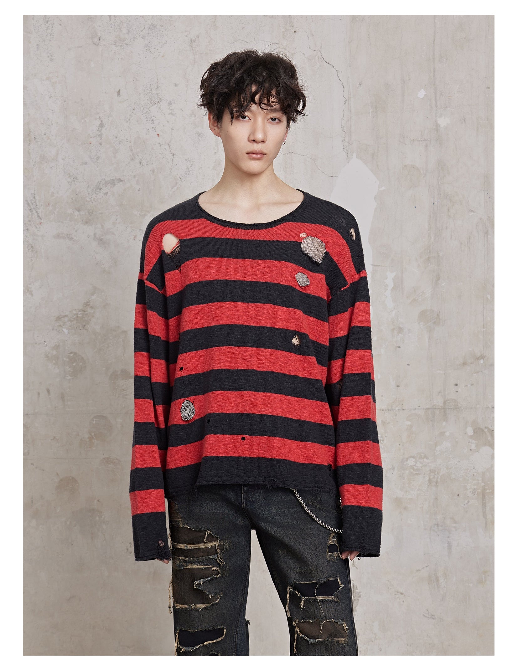 FACEONKAB Wormhole Chainmail Stitch Shirt