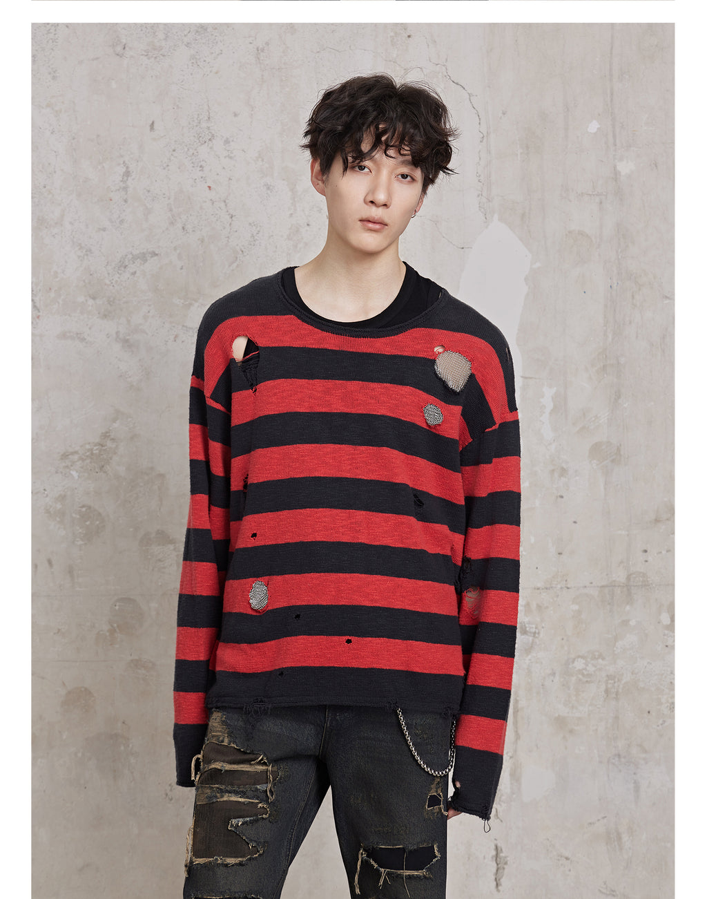 FACEONKAB Wormhole Chainmail Stitch Shirt