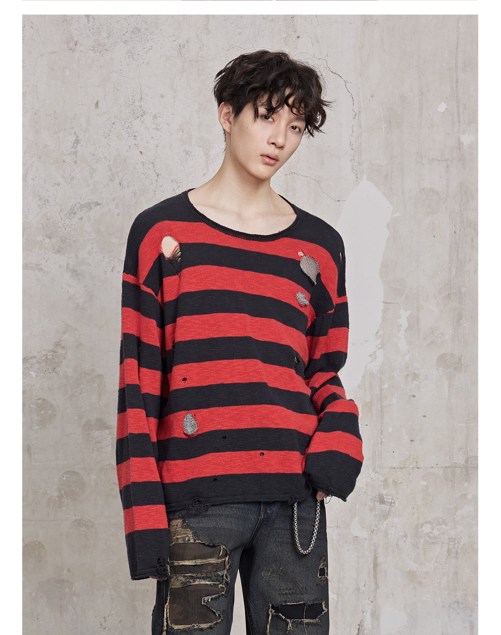 FACEONKAB Wormhole Chainmail Stitch Shirt
