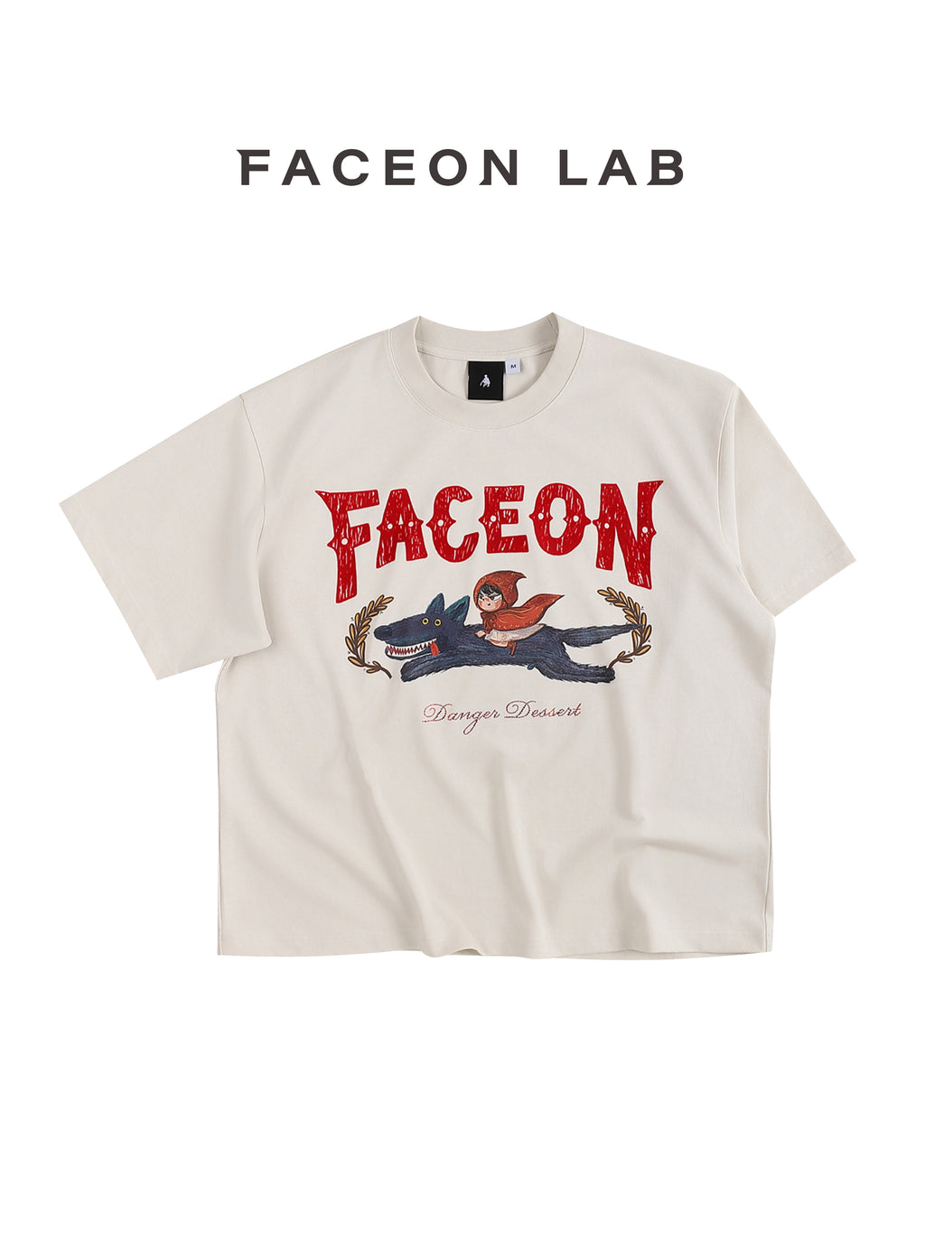 FACEONLAB Little Red Riding Hood Knight Graphic Tee