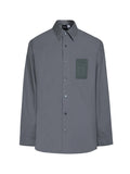 FACEONLAB Solid Color Shirt