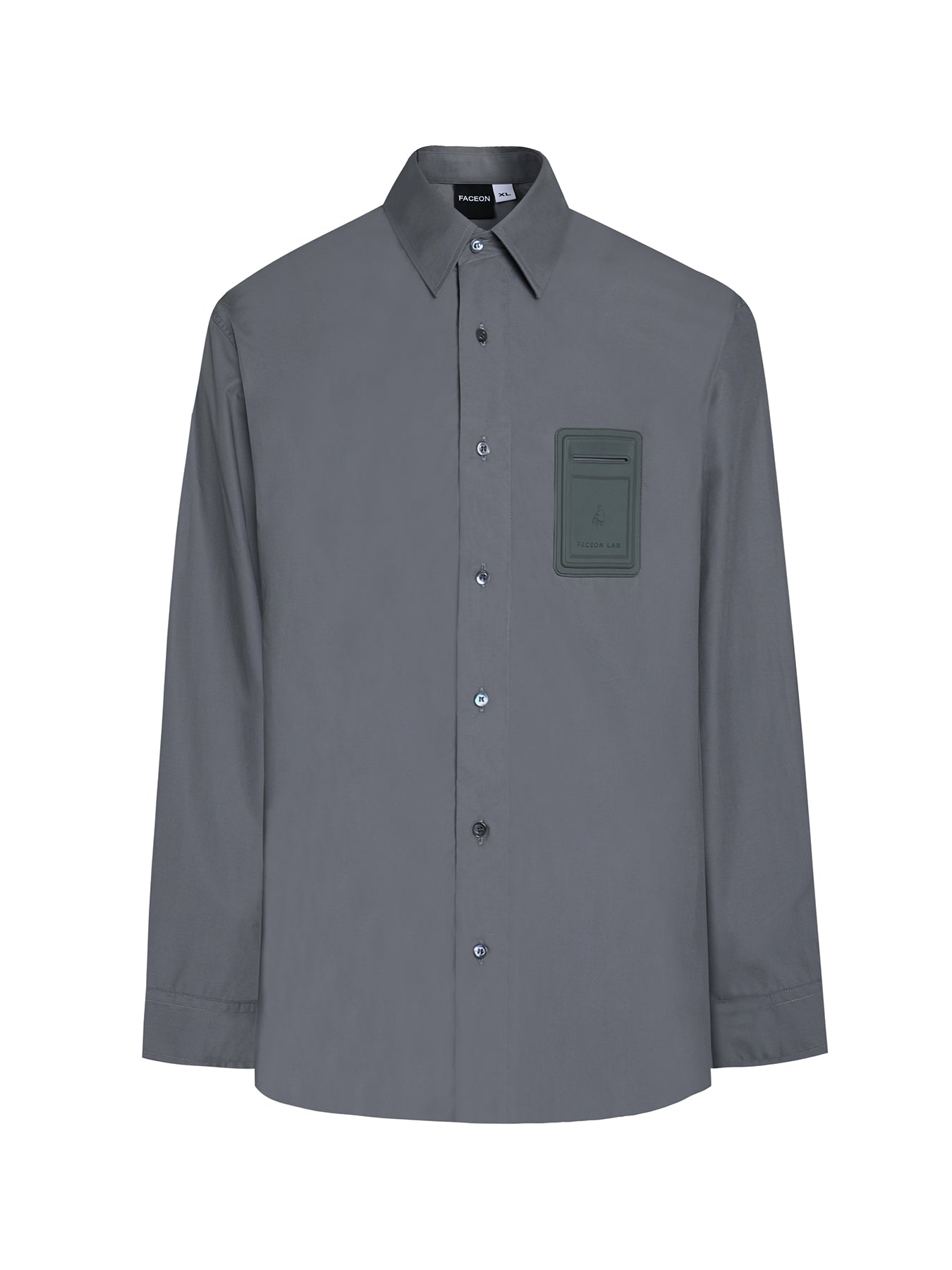 FACEONLAB Solid Color Shirt