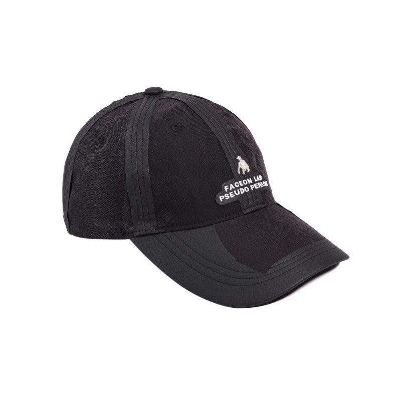 FACEONLAB Distressed Ripped Oil Stain Cap