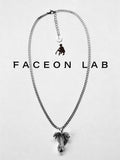 FACEONLAB Two-Headed Snake Necklace