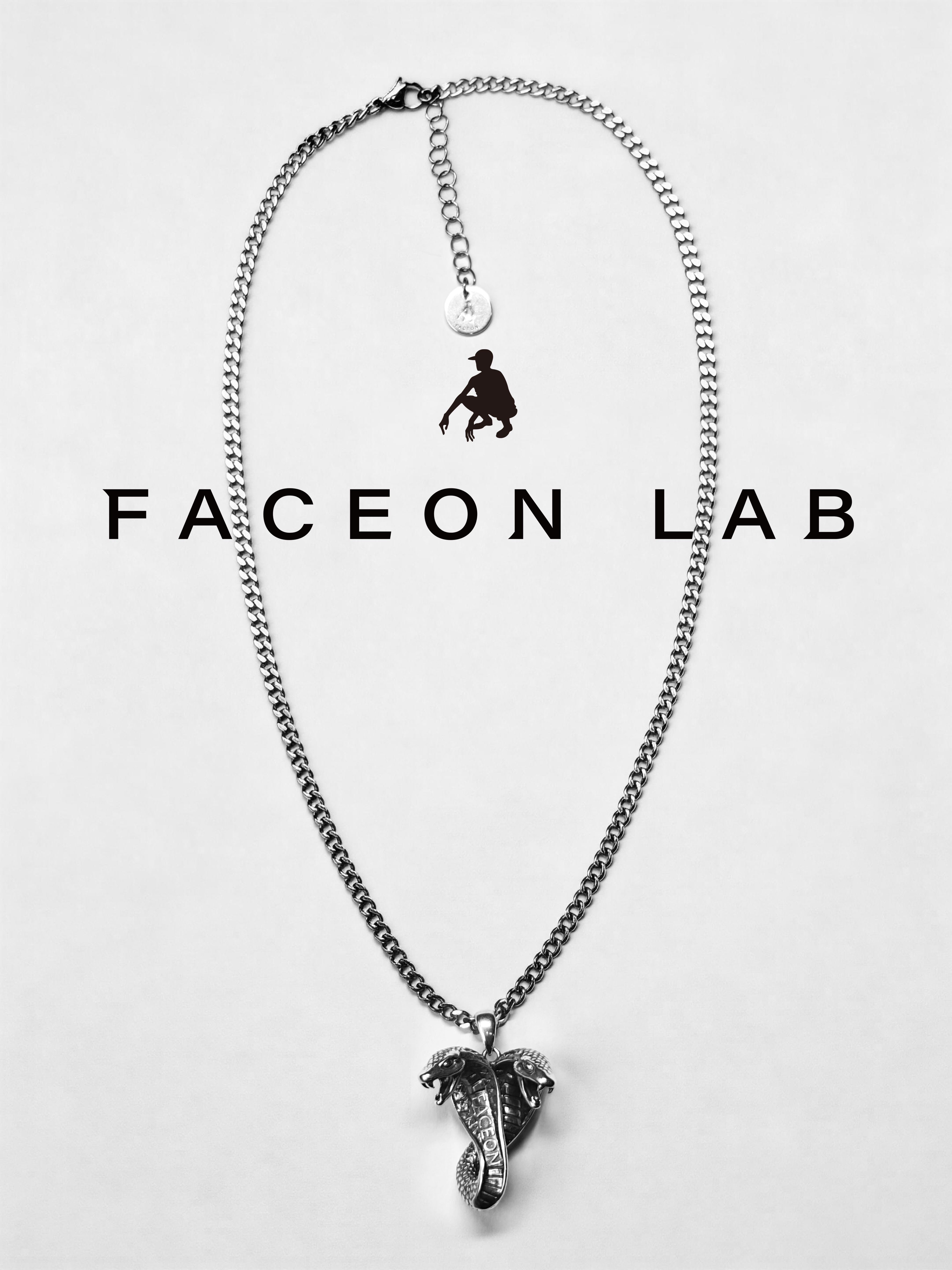FACEONLAB Two-Headed Snake Necklace