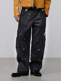 FACEONLAB Washed Submarine Soldier Shell Cargo Pants