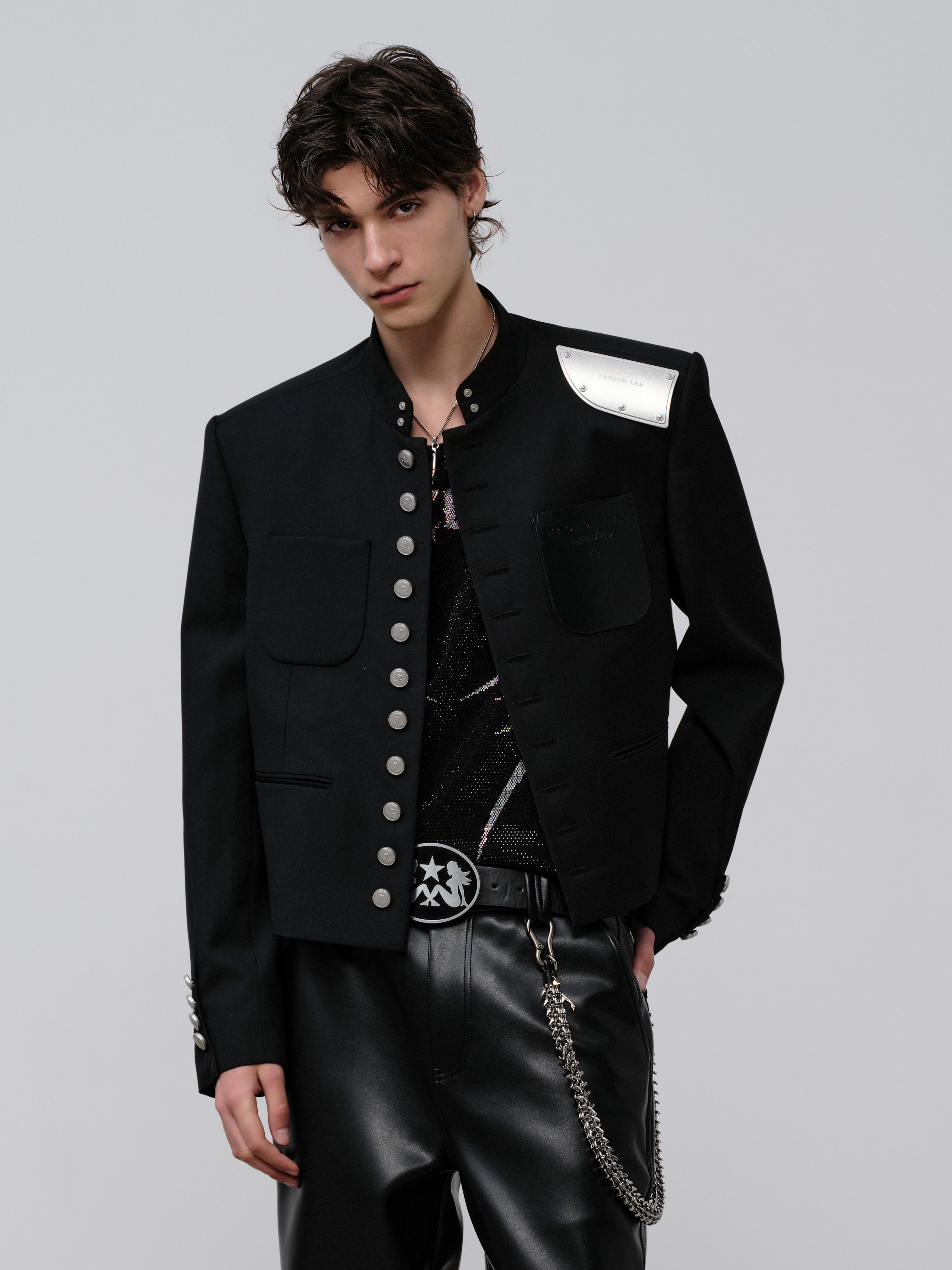 FACEONLAB Uniform With Metal Epaulets