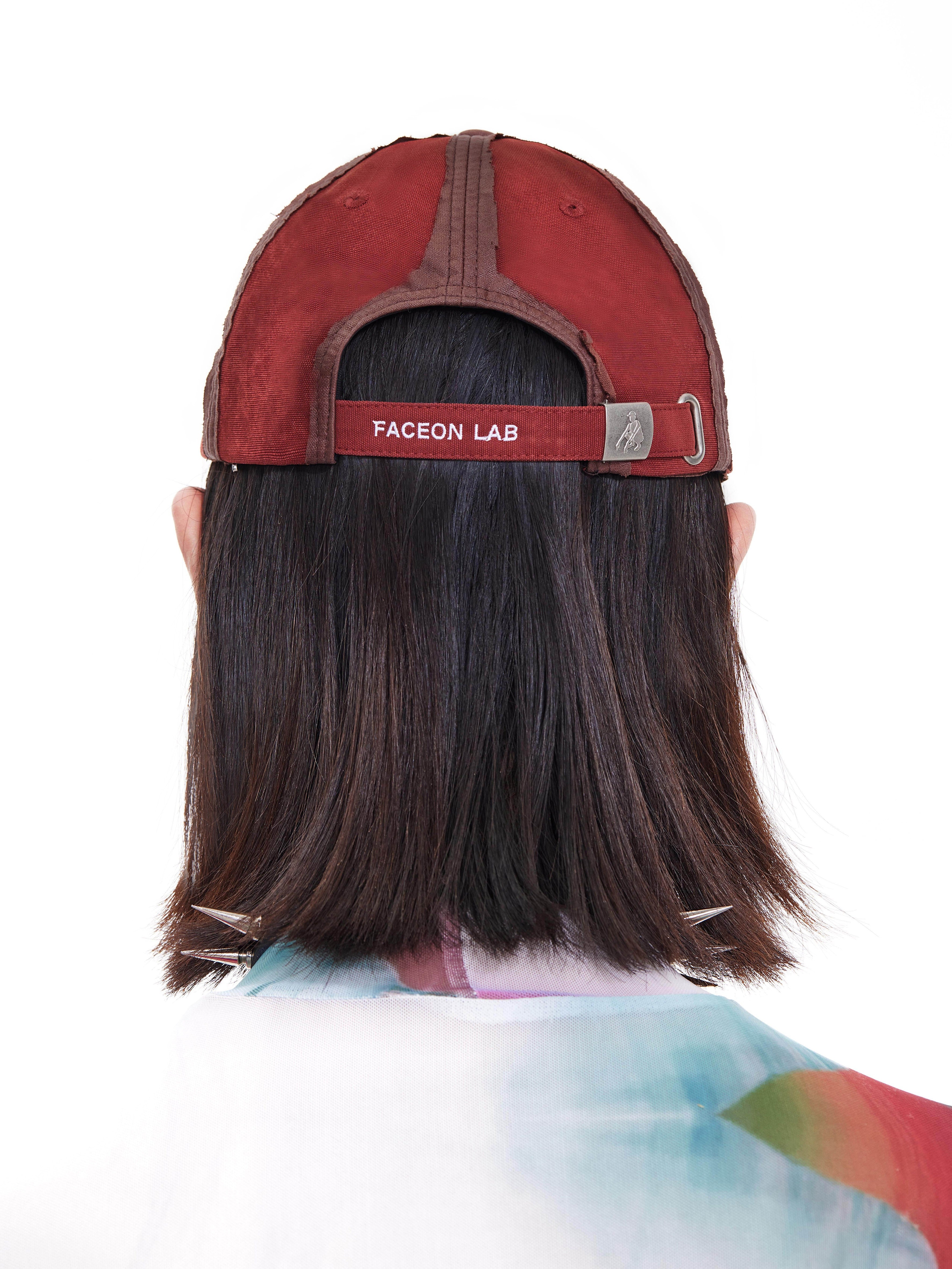 FACEONLAB Distressed Ripped Oil Stain Cap
