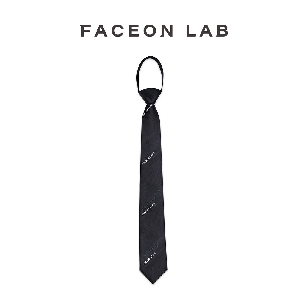 FACEONLAB Jacquard Twill Embroidered Necktie