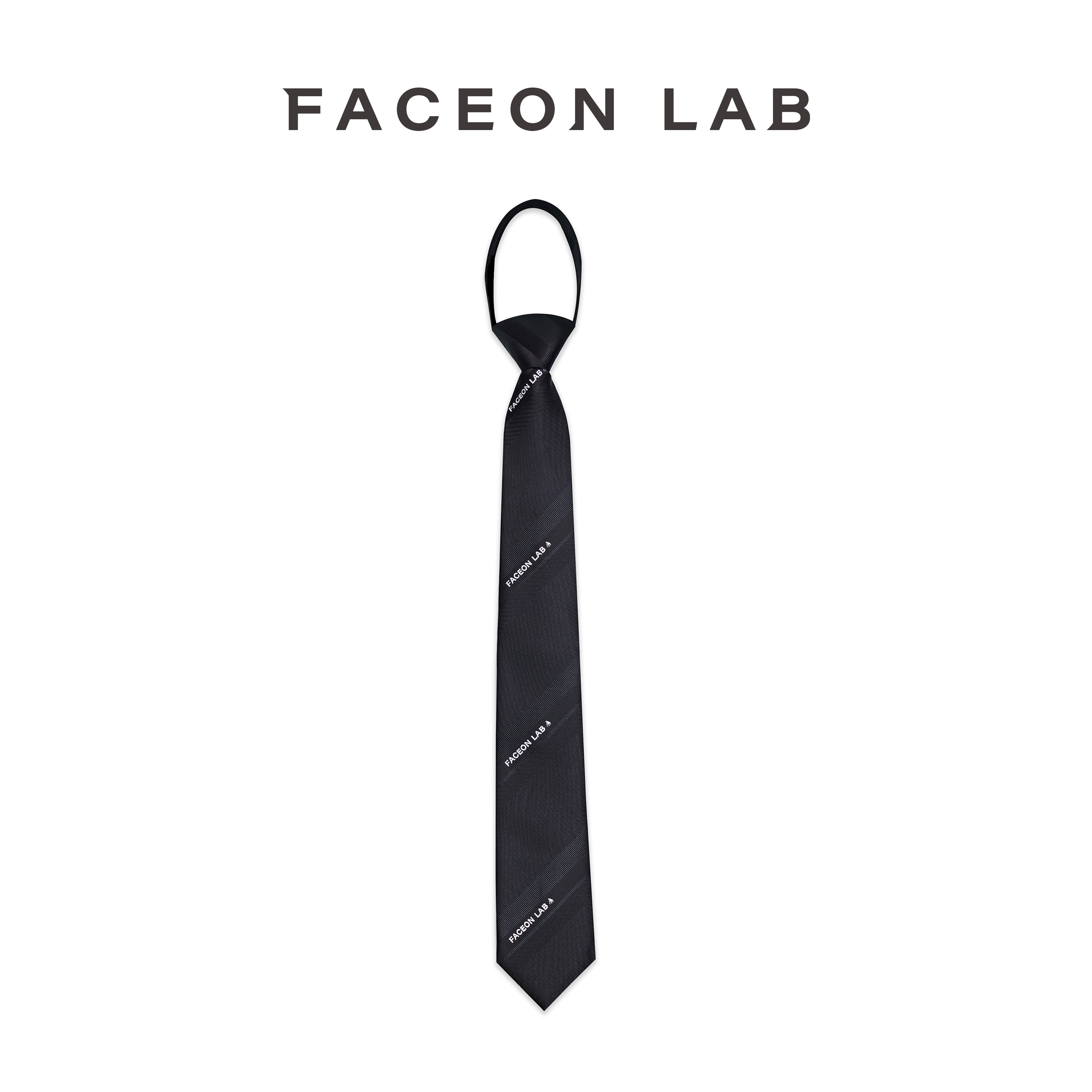 FACEONLAB Jacquard Twill Embroidered Necktie