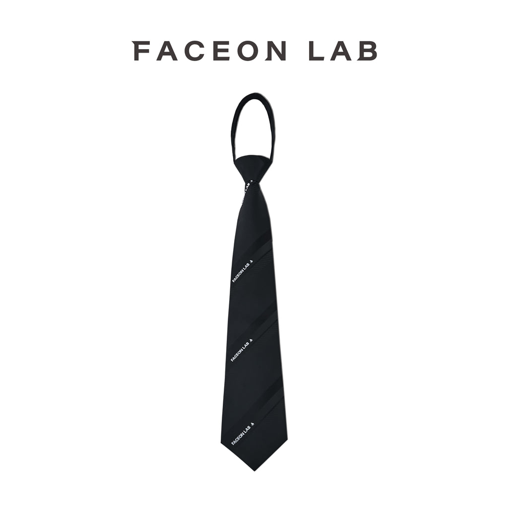 FACEONLAB Jacquard Twill Embroidered Necktie