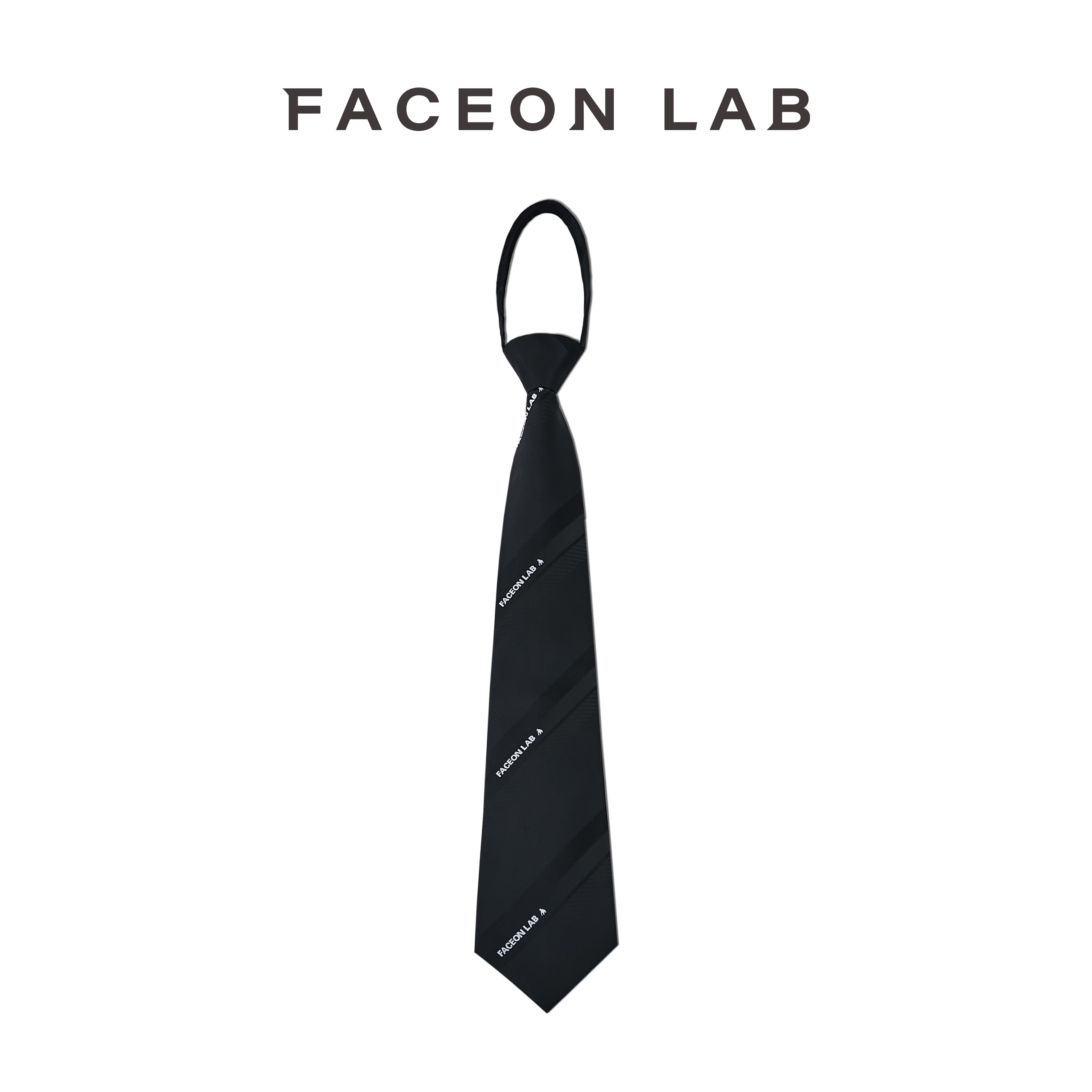 FACEONLAB Jacquard Twill Embroidered Necktie
