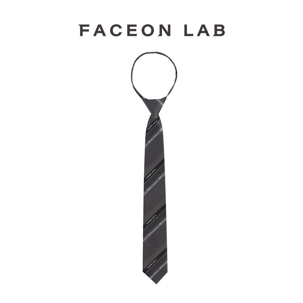 FACEONLAB Jacquard Twill Embroidered Necktie