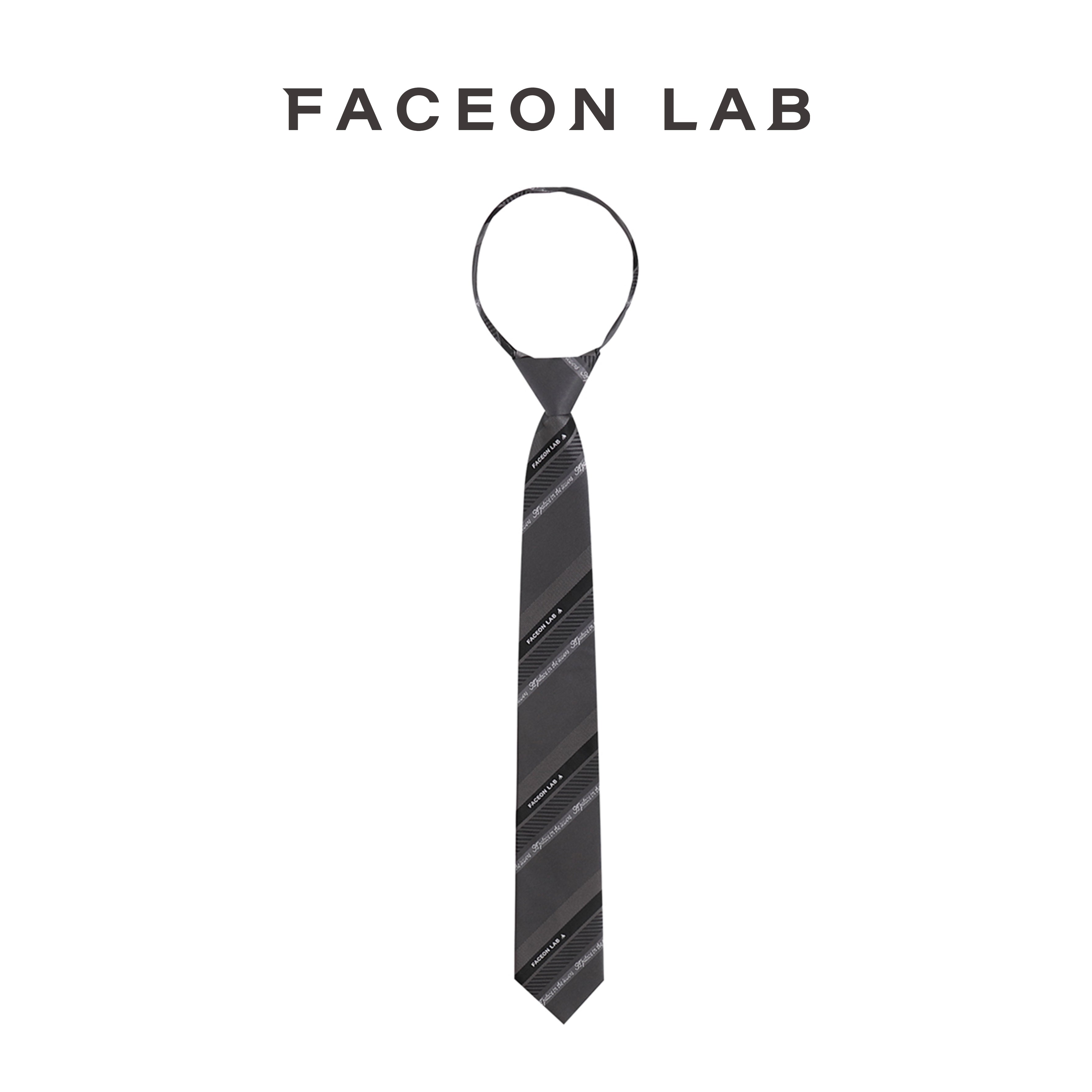 FACEONLAB Jacquard Twill Embroidered Necktie