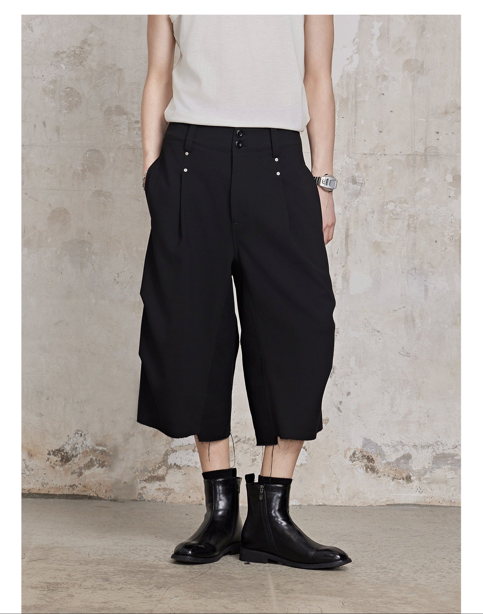 FACEONLAB Vintage Blazer & Cropped Trousers
