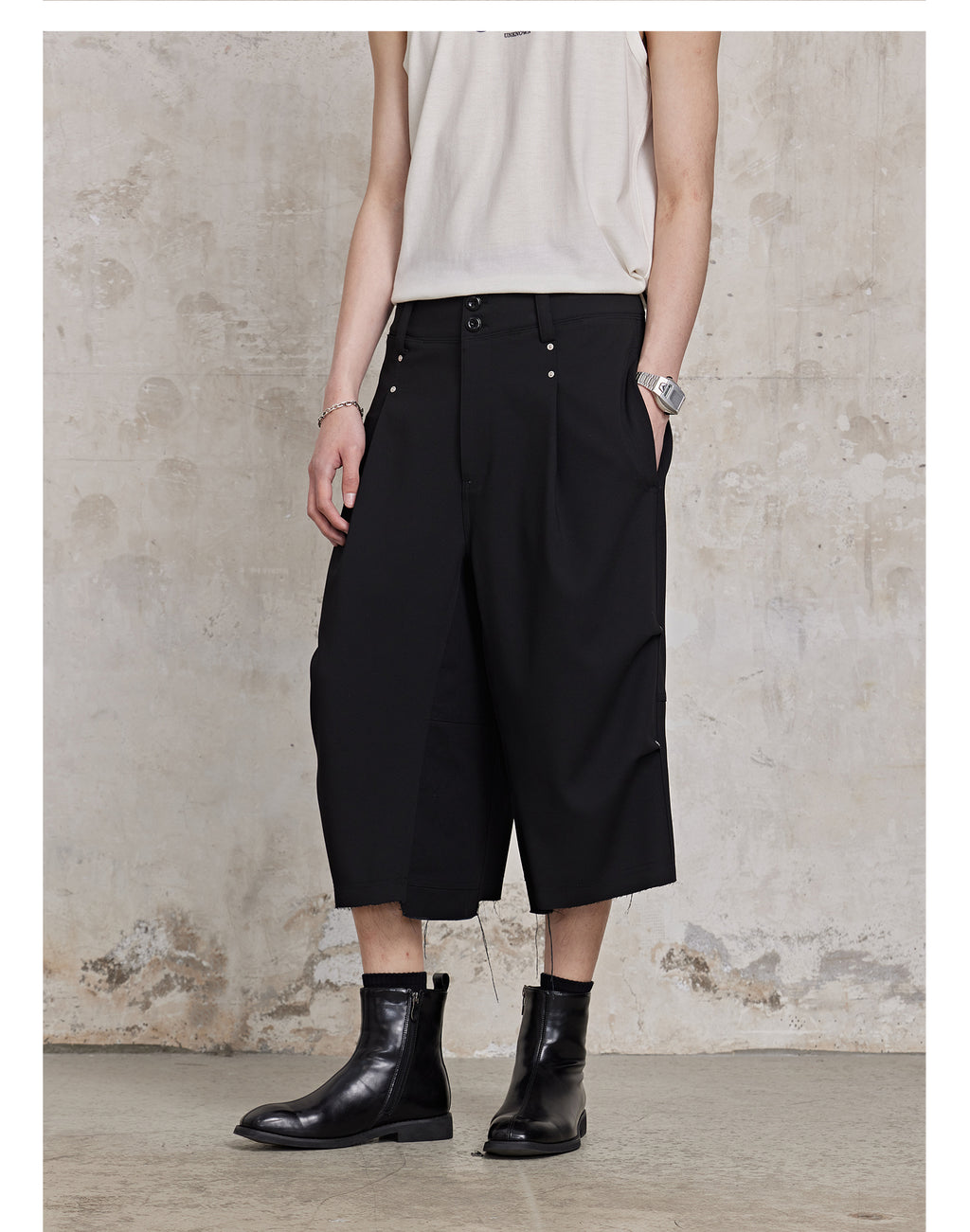 FACEONLAB Vintage Blazer & Cropped Trousers