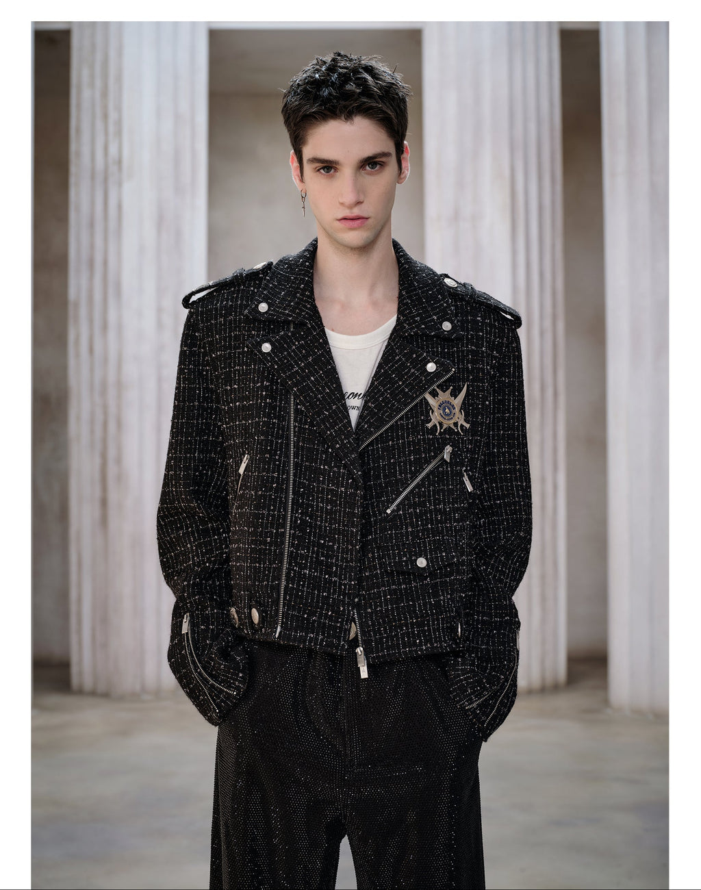 FACEONLAB Tweed Knight Jacket