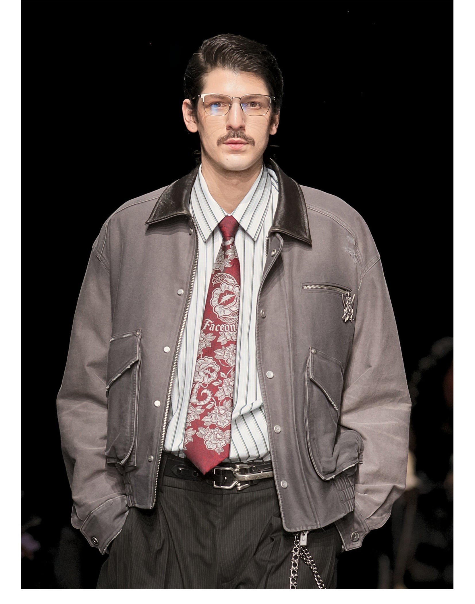 FACEONLAB Danger & Temptation Venus Flytrap Clip-On Tie