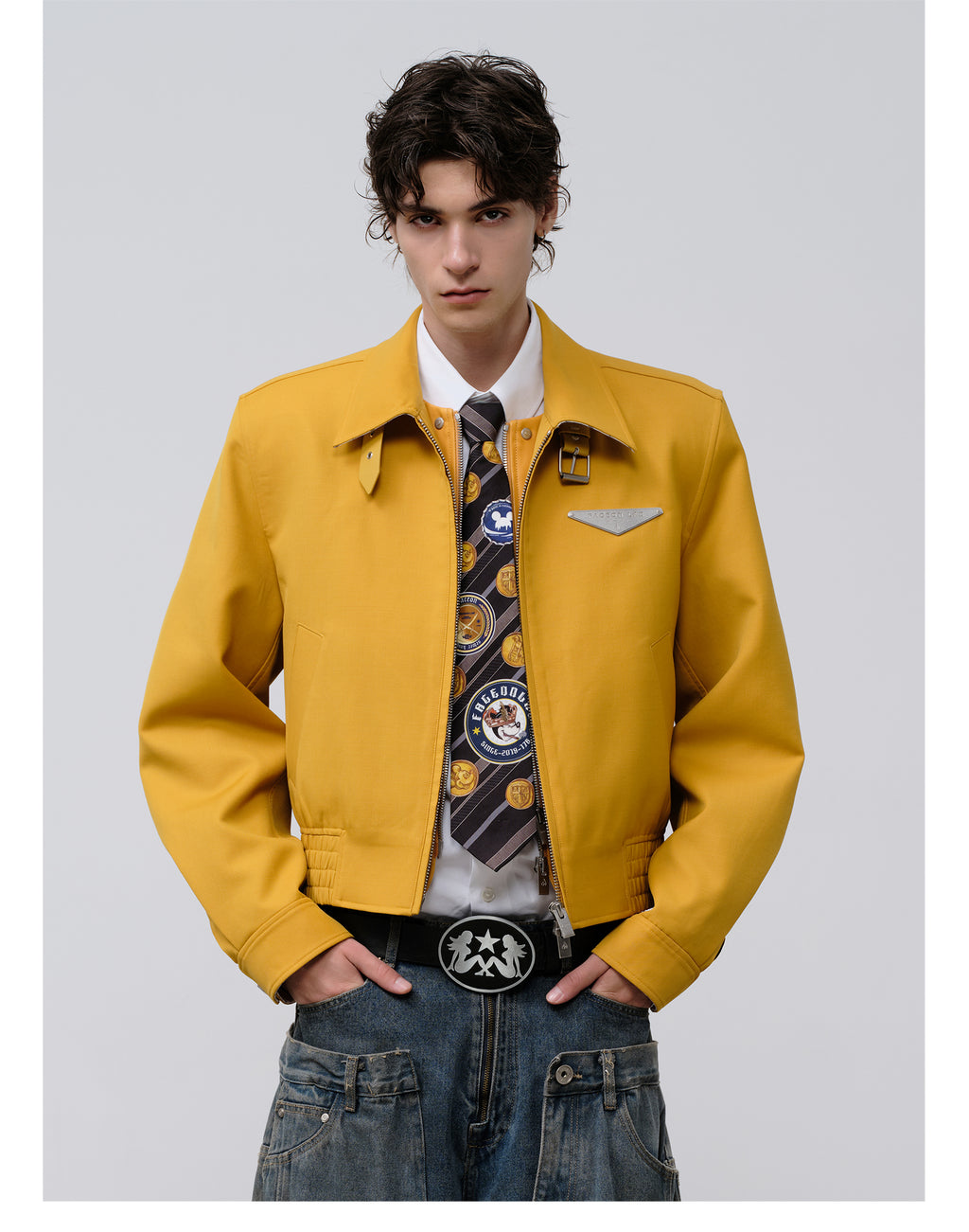 FACEONLAB Short Wool Jacket