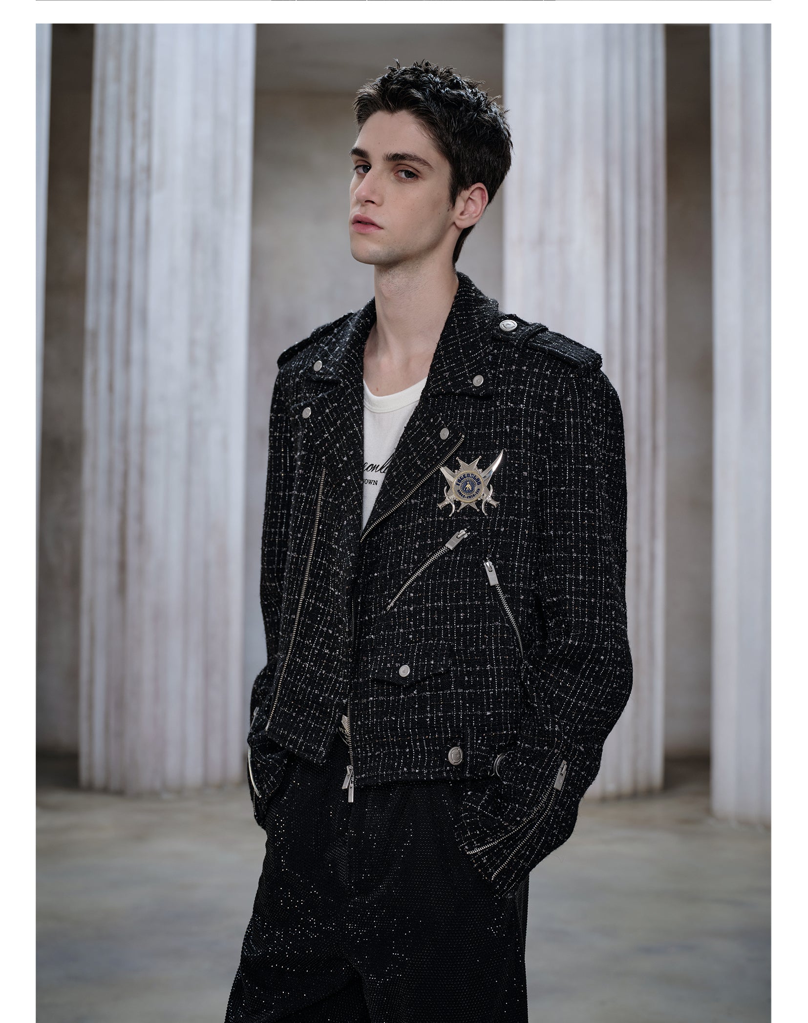 FACEONLAB Tweed Knight Jacket