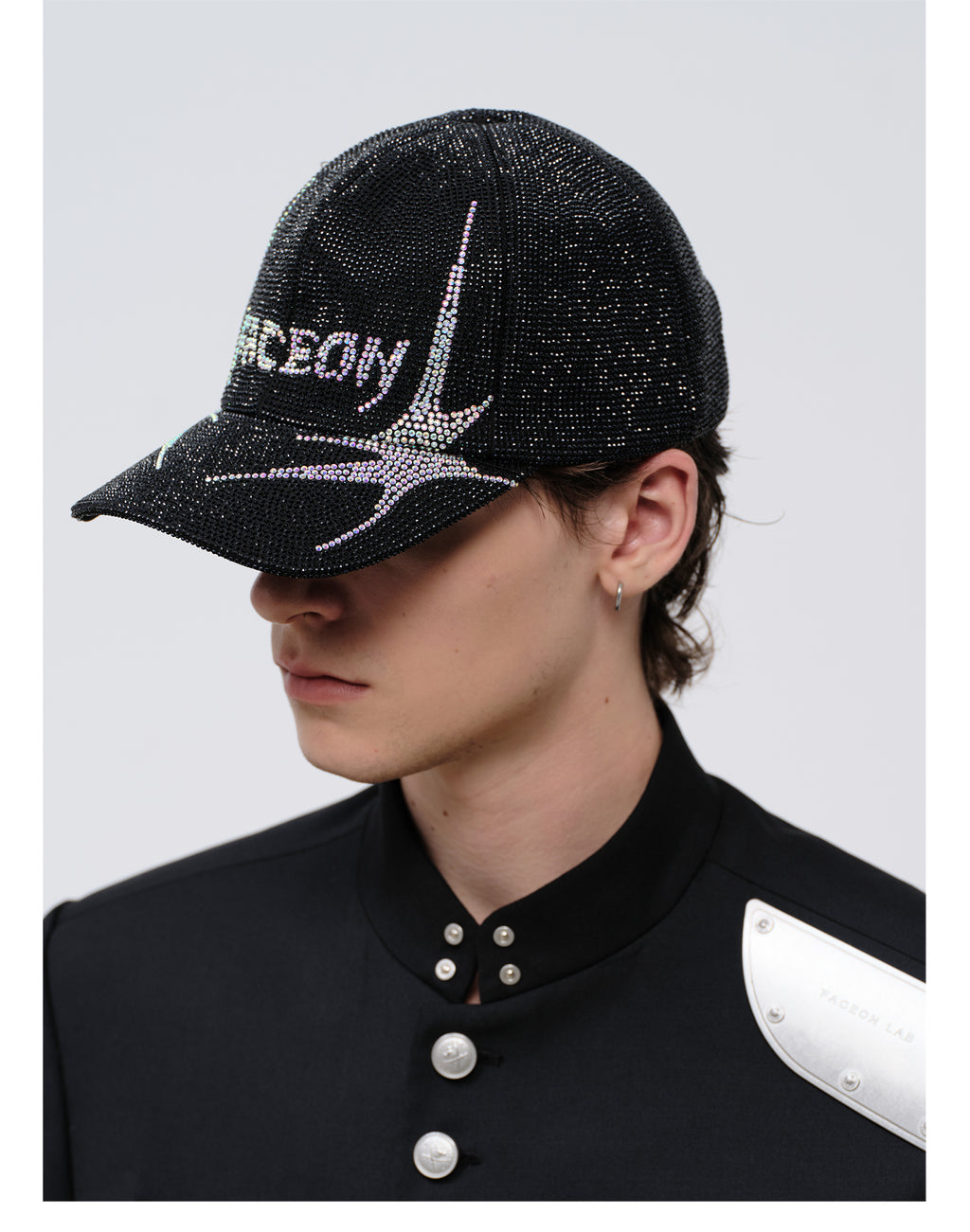 FACEONLAB Venom Rhinestone Baseball Cap