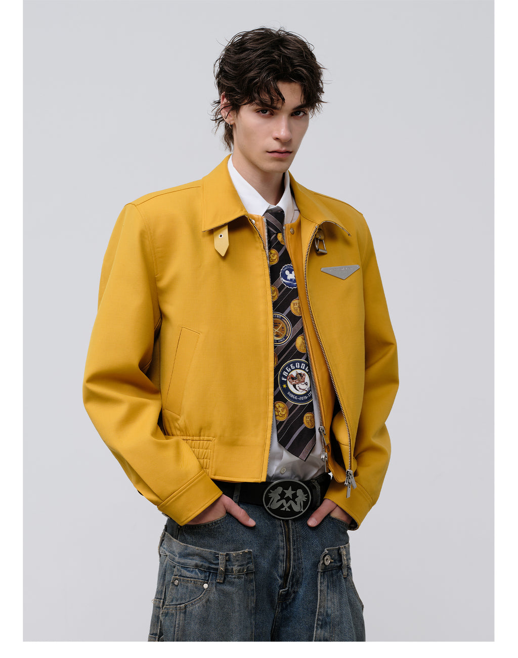 FACEONLAB Short Wool Jacket