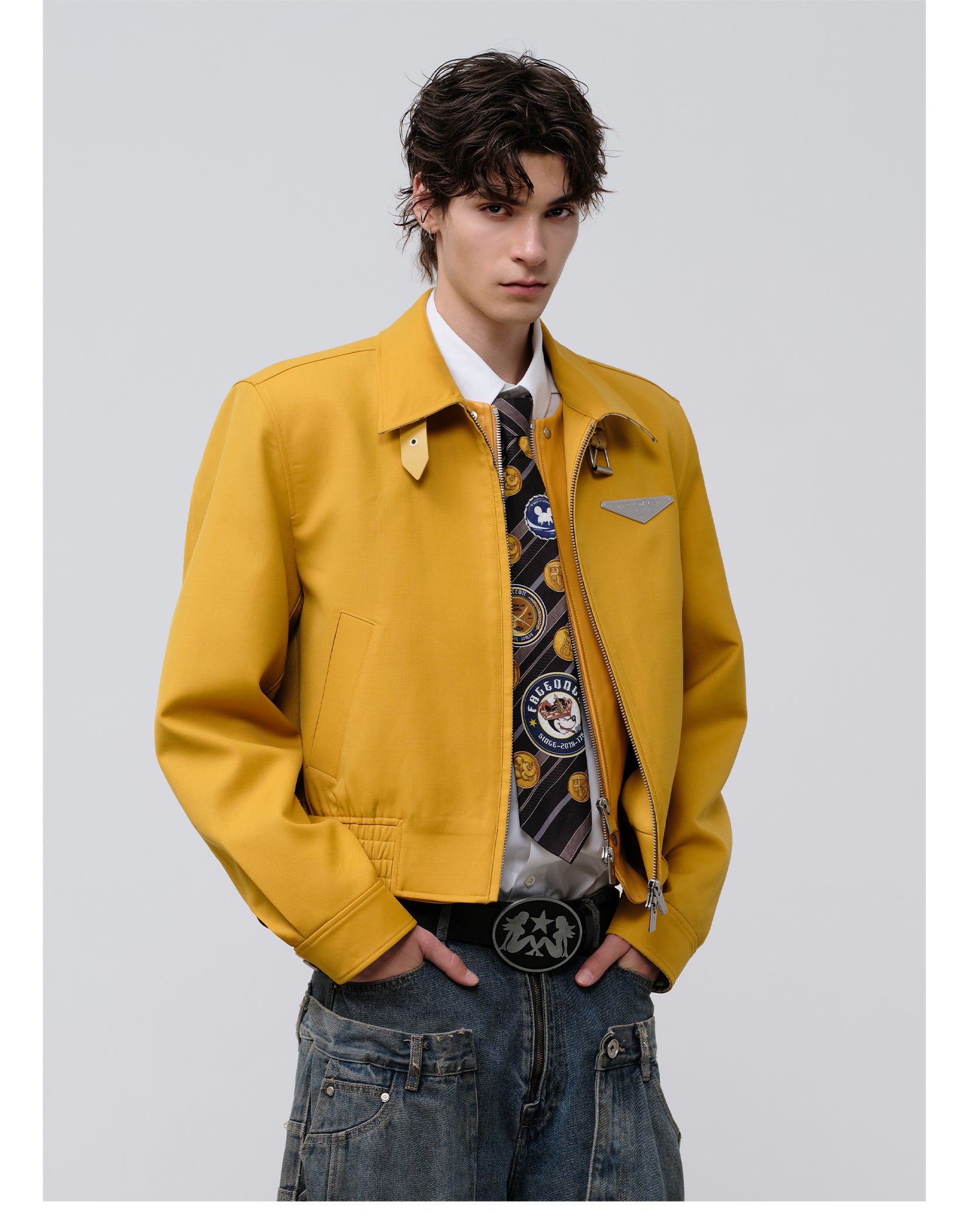 FACEONLAB Short Wool Jacket