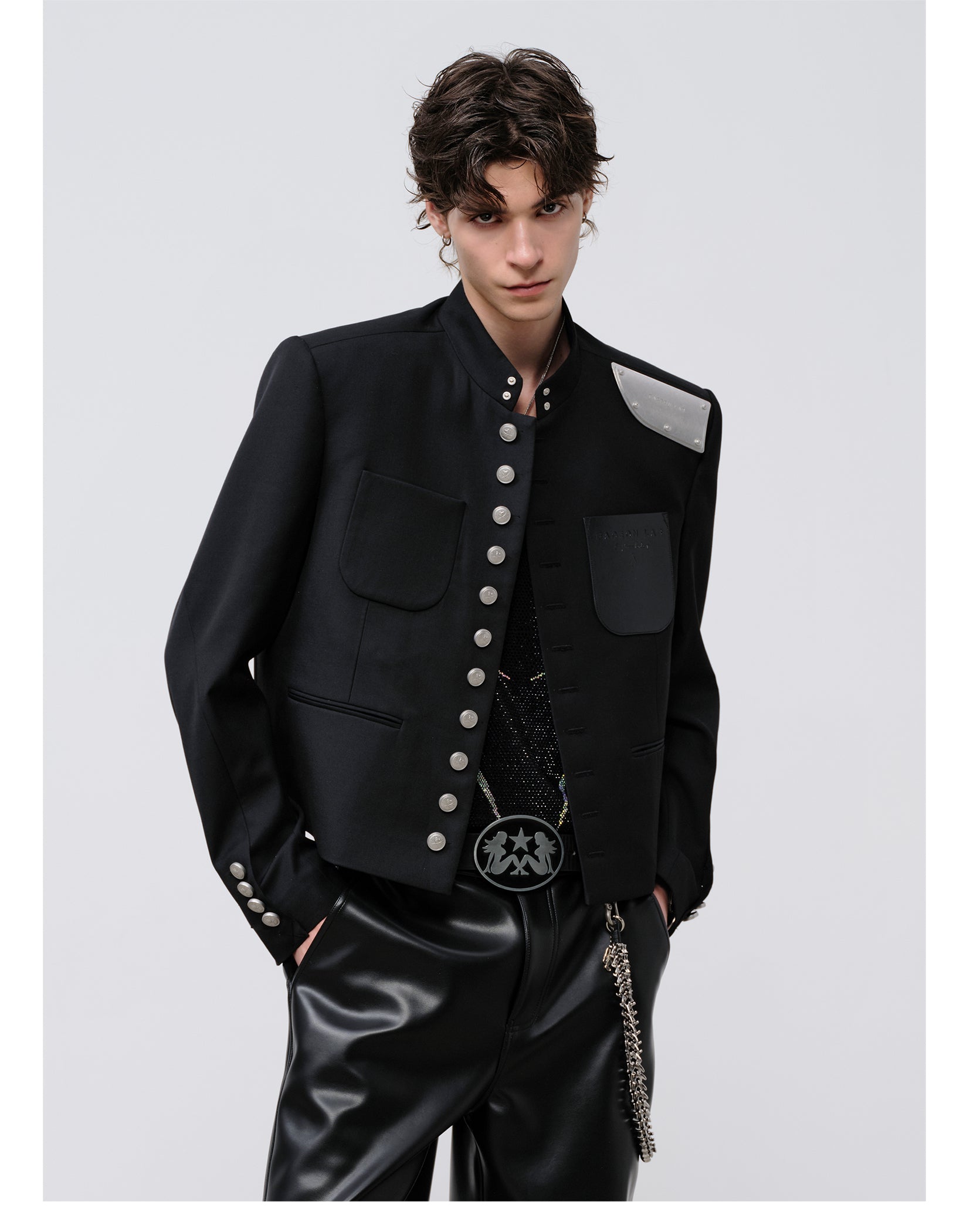 FACEONLAB Uniform With Metal Epaulets