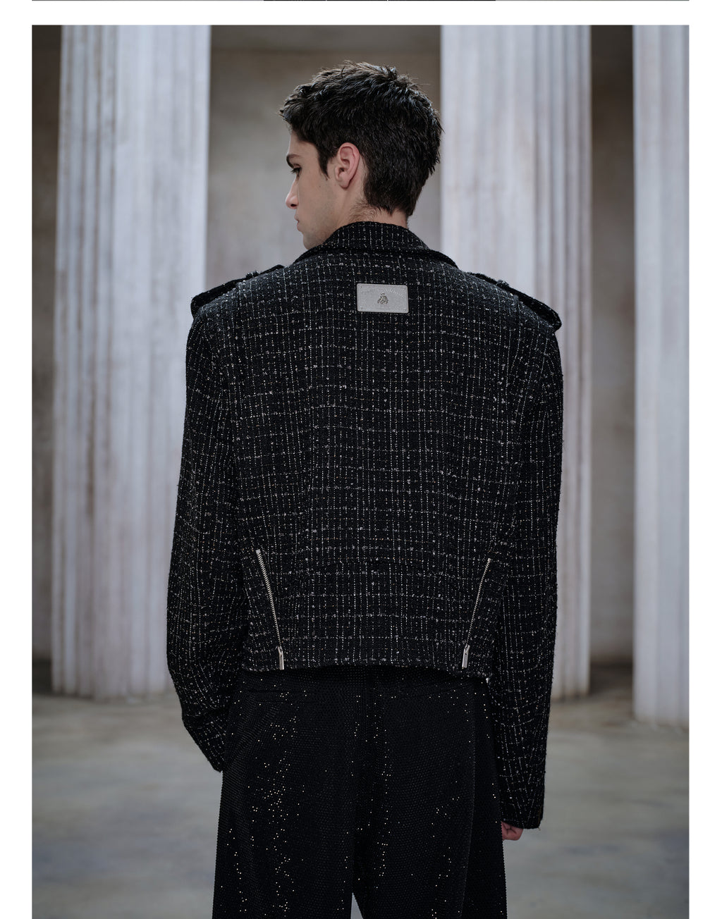 FACEONLAB Tweed Knight Jacket