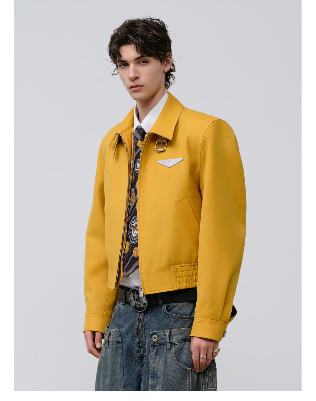 FACEONLAB Short Wool Jacket