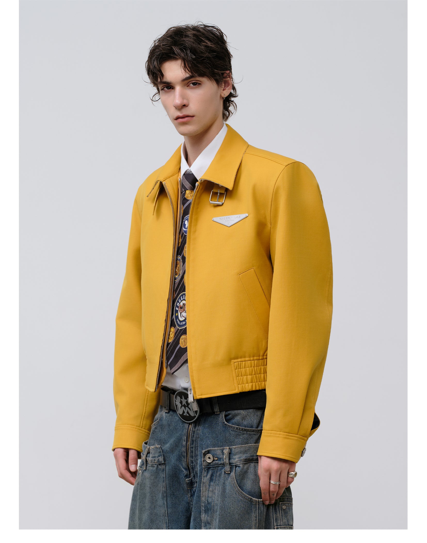 FACEONLAB Short Wool Jacket
