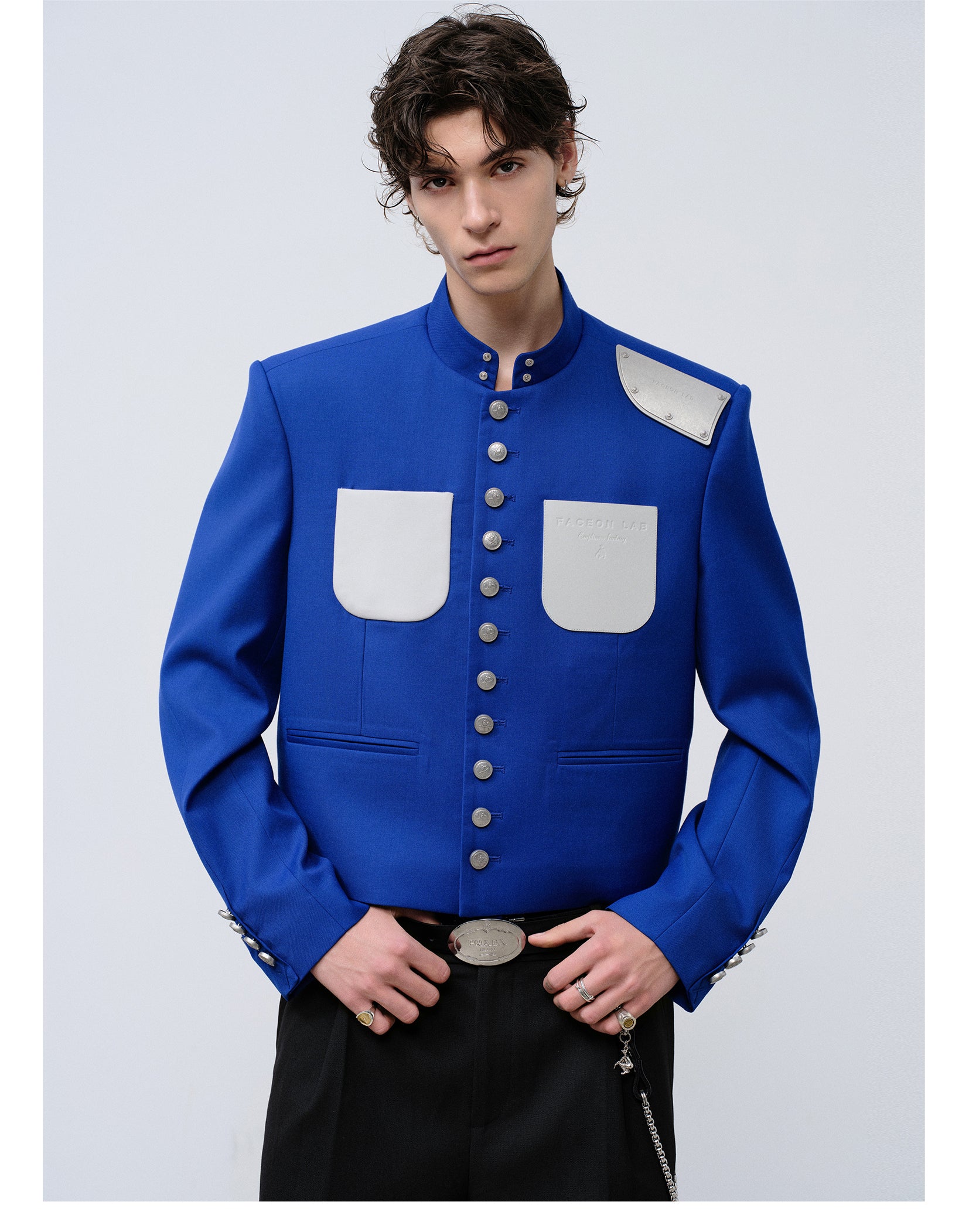 FACEONLAB Uniform With Metal Epaulets