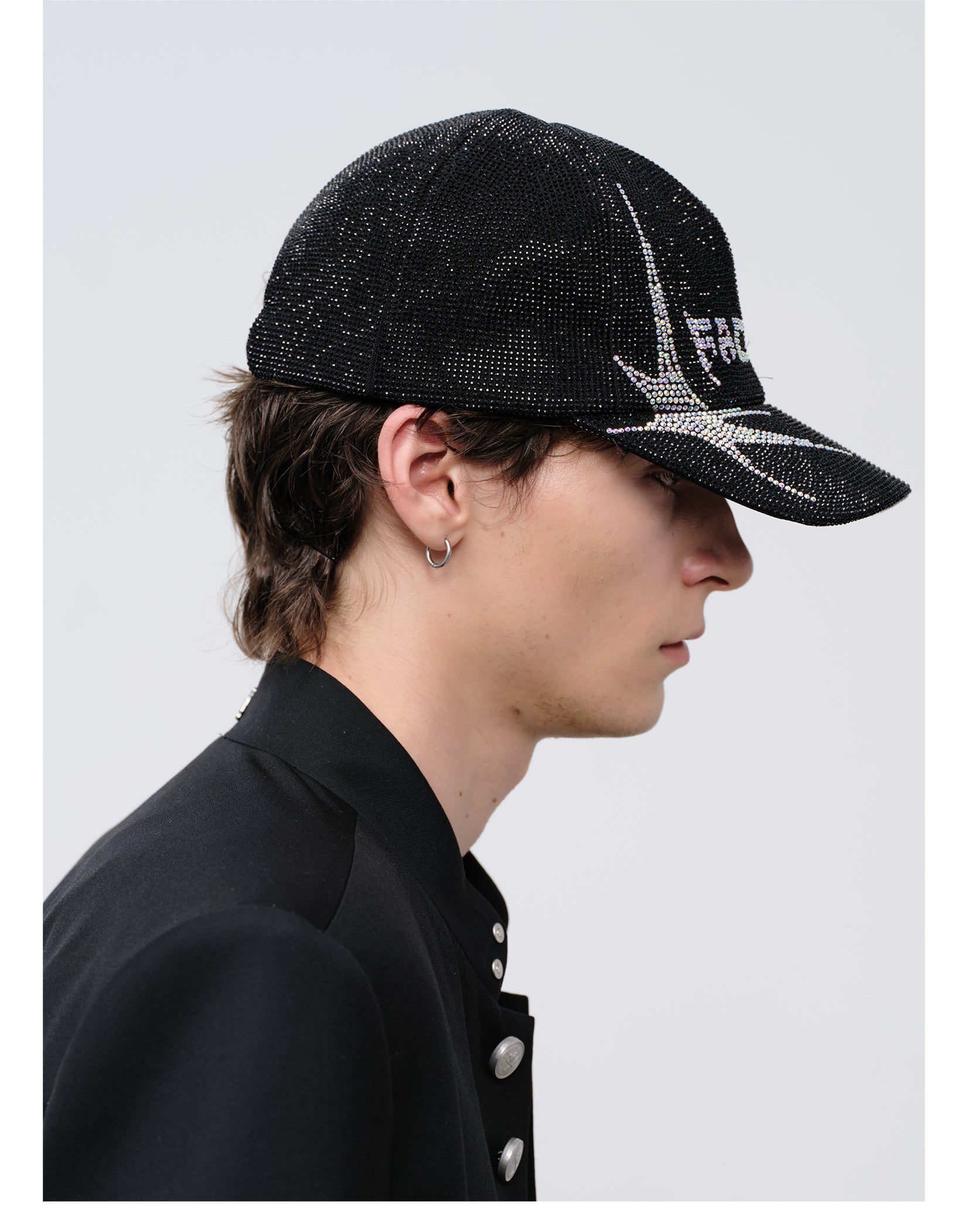 FACEONLAB Venom Rhinestone Baseball Cap