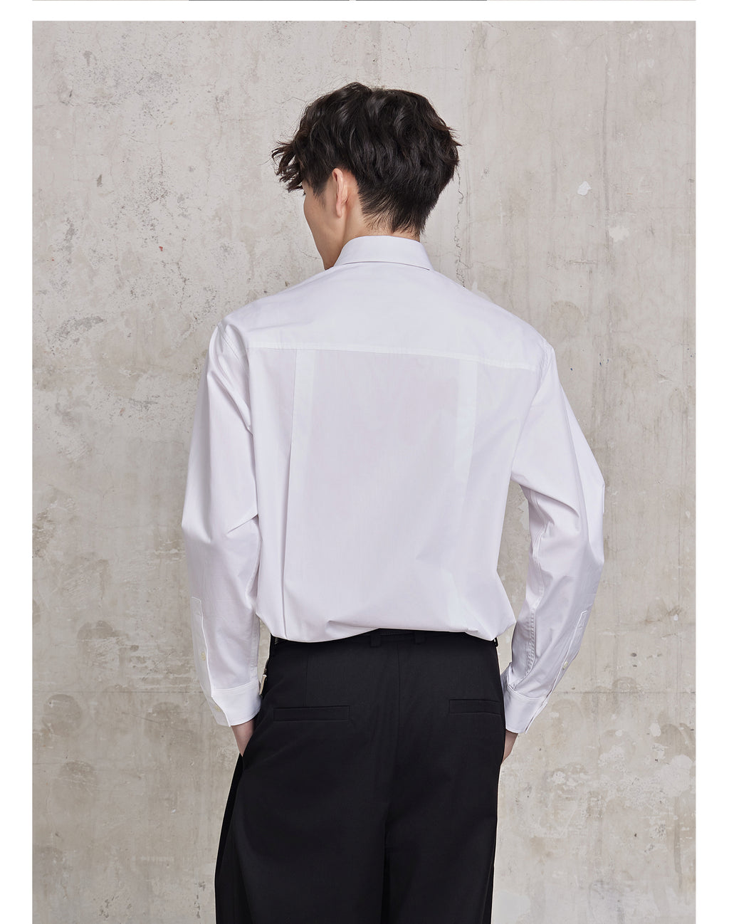 FACEONLAB Solid Color Shirt