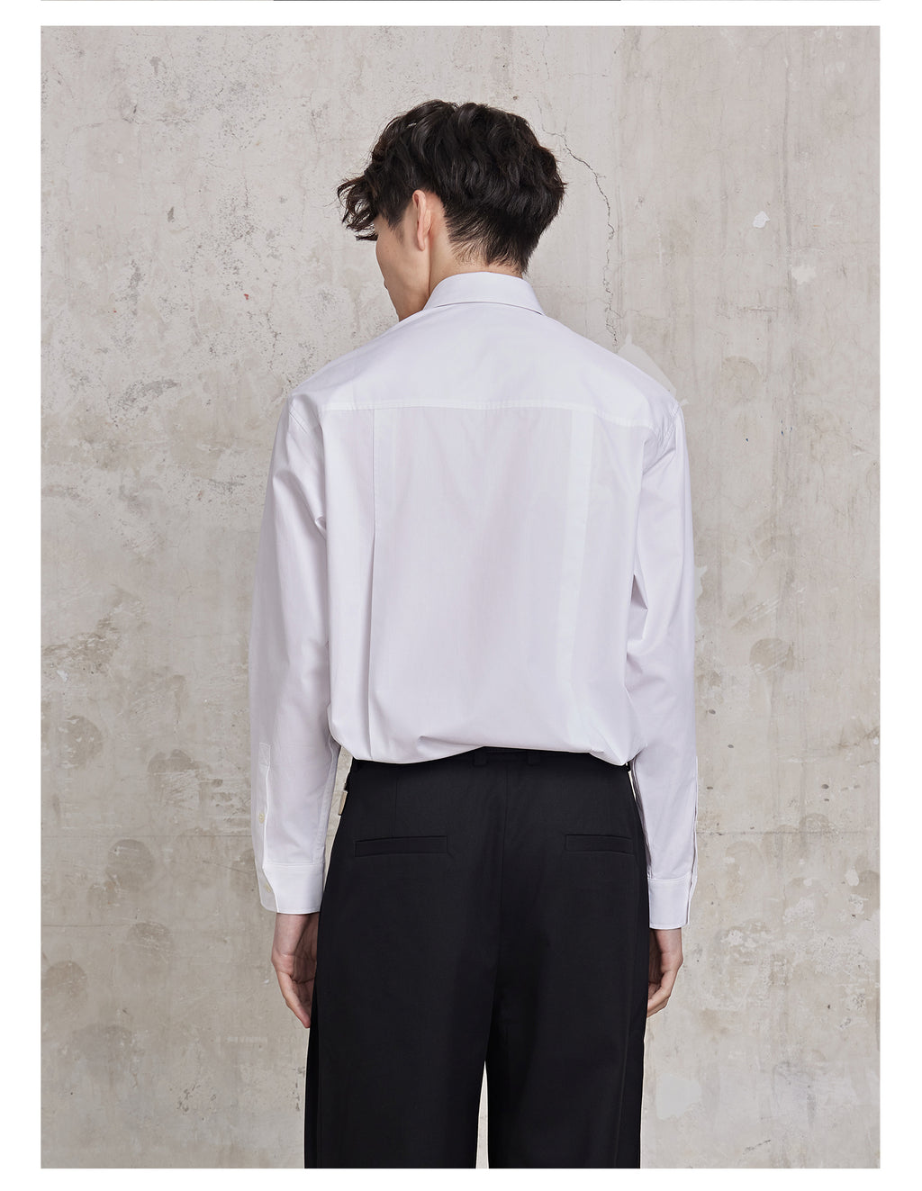 FACEONLAB Solid Color Shirt