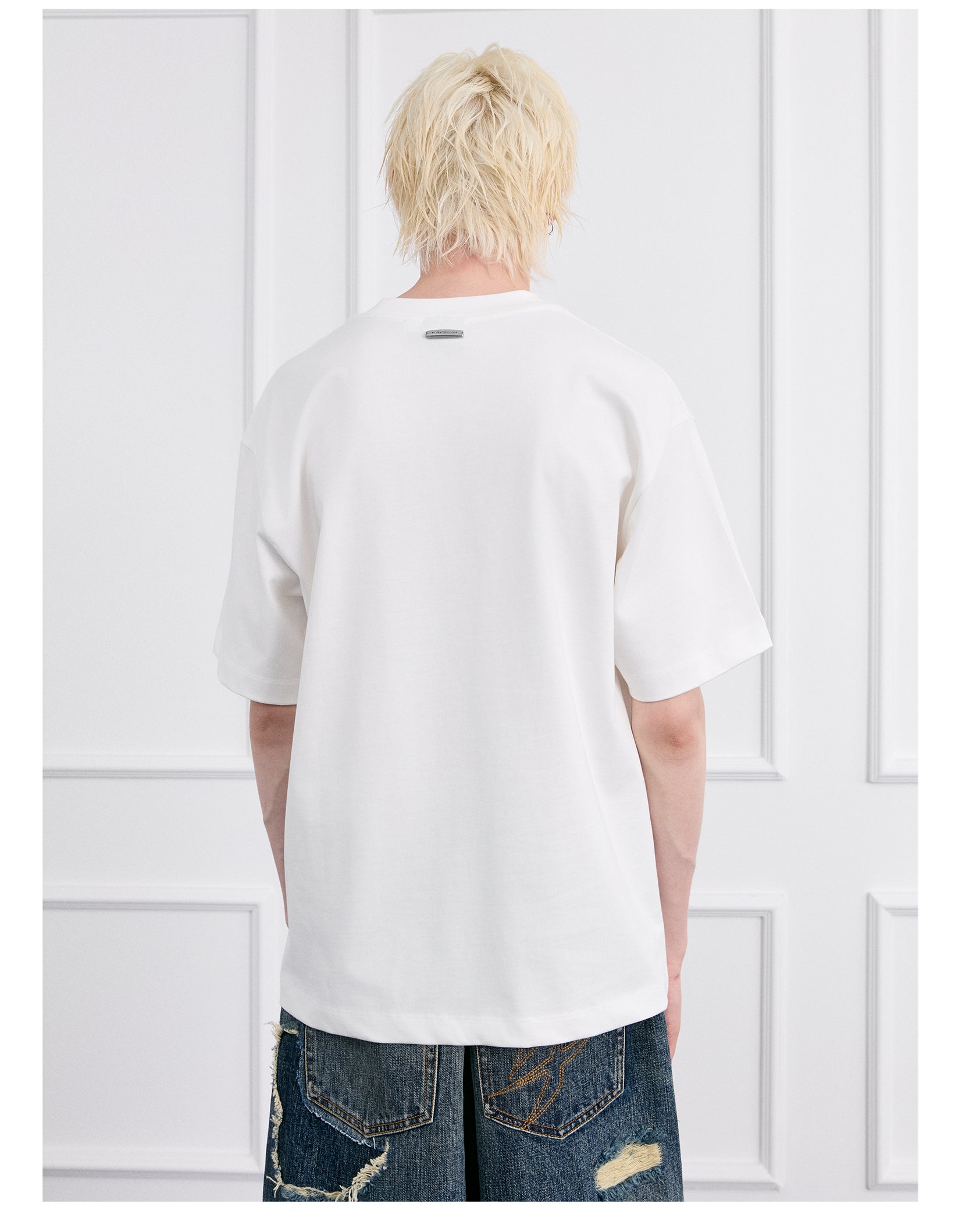 FACEONLAB Crayon Drawing Ox & Horse T-shirt